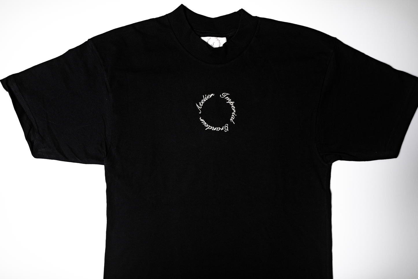 Signature Tee Black/Creme