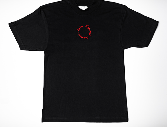 Signature Tee Black/Red