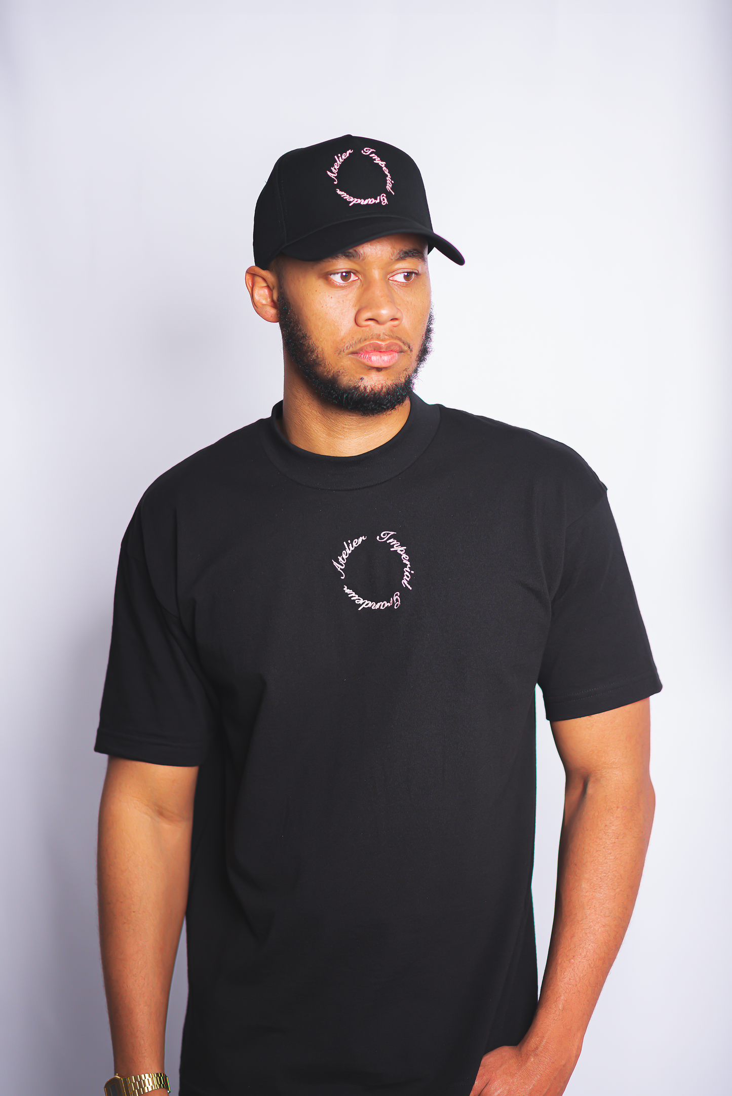 Signature Tee Black/Creme